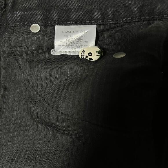 Carmar Los Angeles Denim Mini Skirt Women's XS Retro Daisy Duke Short 90's Inspo - Picture 6 of 10